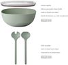 Mepal SILUETA Servierschale mit Deckel & Salatbesteck 5000 ml Nordic Black Bild 2