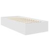 vidaXL Bettrahmen mit Kopfteil Weiß 75 x 190 cm Holzwerkstoff 3408718 Bild 5