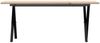 vidaXL Couchtisch X-Gestell 110x40x45 cm Massivholz Kiefer & Stahl 3282689 Bild 4