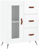 vidaXL Sideboard Hochglanz-Weiß 69,5x34x90 cm Holzwerkstoff 828014 Bild 2