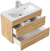 Badmöbel Mars 700 SlimLine SoftClose eiche gold : Eiche Gold Bild 2