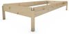 Stapelbett "Horst" 70 x 200 cm 34 cm Zirbe Holzbett Gästebett Massivholzbett Bild 3