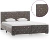 vidaXL Bettgestell Grau Stoff 140x200 cm [286832] Bild 3