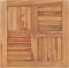 vidaXL Tischplatte Massivholz Teak 60×60×2,5 cm 48988 Bild 3