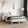 vidaXL Massivholzbett ohne Matratze Weiß 140x190 cm Kiefernholz 3328245 Bild 3