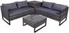 Gartenloungeset LINZ - Kunststoff, Schwarz, mit Aufbewahrung | Gartenmöbel Set Garten Lounge-Eckgruppe Lounge-Set Pool Loungegarnitur Bild 1