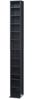 CD Regal Tynset 175x20x20 cm mit 12 Fächern Schwarz [en. casa] Bild 2