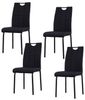 HTI-Living Esszimmerstuhl Stuhl Denton Schwarz (Set, 4 St), Esszimmerstuhl Bild 2
