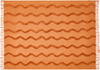 Kuscheldecke KHARI Baumwolle 150 x 200 cm Orange Bild 4