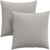 vidaXL Sofakissen 2 Stück Hellgrau 60 x 60 cm Stoff 42014027 Bild 2