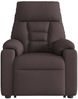 vidaXL Massagesessel mit Aufstehhilfe Dunkelbraun Stoff 3303047 Bild 5