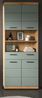 Badezimmer Hochschrank Shawn in grün und Eiche 74 x 191 cm Bild 2