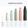 LARS NYSØM Thermoflasche Ren, Isolierflasche mit Vakuum Isolierung: 12h heiß / 24h kühl Bild 4