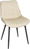 Esszimmerstuhl 2er Set DUBROVNIK Kunstleder Helles Beige Bild 4