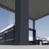 Weide E-Deluxe Plus | elektrische Pergola mit LED | Voll Aluminium | 4 x 8 M | motorisiertes Lamellendach anthrazit Bild 3