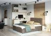 Boxspringbett MILTON 160x200 cm Braun Bild 2