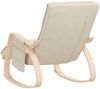 vidaXL Schaukelstuhl Creme Stoff 351073 Bild 5