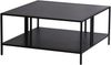 Couchtisch Kumlinge 40x80x80 cm Schwarz [en. casa] Bild 3