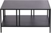 Couchtisch Kumlinge 40x80x80 cm Schwarz [en. casa] Bild 4