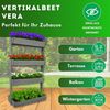 Coemo Vertikalbeet Vera aus Holz Hochbeet 4 Etagen Kästen höhenverstellbar und neigbar Bild 2