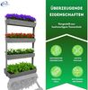 Coemo Vertikalbeet Vera aus Holz Hochbeet 4 Etagen Kästen höhenverstellbar und neigbar Bild 3
