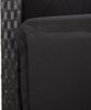 vidaXL 5-tlg. Garten-Essgruppe mit Kissen Schwarz Poly Rattan 3277388 Bild 5