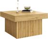 Elegante Holz Kaffee-Tisch mit PB Tischplatte und MDF Basis – Modernes Design, robust und vielseitig, ideal für Wohnzimmer, Esszimmer und Büro – 79x79x46 cm Bild 5