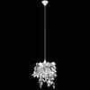 Blätter Pailletten Anhänger Kronlampe Silbern 241129 Bild 5
