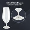 Peill+Putzler Germany 6er Set Biertulpen, 380 ml Volumen, Bierglas, Kristallgläser mit einem schlichten Design, Weingläser für Wasser, Saft & Cocktail, Trinkgläser Bild 2