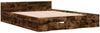 vidaXL Bettgestell mit Schubladen Räuchereiche 120x190cm Holzwerkstoff 3280780 Bild 3