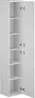 Vente-unique - KAYLA Bathroom storage unit Holz, Platte Weiß - B 25 cm x H 160 cm x L 30 cm Bild 3