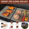 Grillmatte / Backmatte rechteckig 3er Set, Glasfasergewebe antihaft, je 36 x 42 cm (L/B) Bild 2