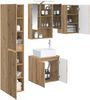 vidaXL Badezimmerschrank-Set 5 pcs Artisan-Eiche 50 x 14,5 x 70 cm 3407326 Bild 2