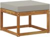 vidaXL Outdoor-Sofagarnitur 5 pcs Natürlich und Hellgrau Polyester 3385122 Bild 4