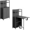 Esstisch Savio Schwarz 57 x 30 cm mit klappbarer Tischplatte Vicco Bild 5