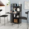 Esstisch Savio Schwarz 57 x 30 cm mit klappbarer Tischplatte Vicco Bild 3