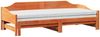 vidaXL Tagesbett Ausziehbar Wachsbraun 80x200 cm Massivholz Kiefer 850904 Bild 3
