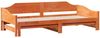 vidaXL Tagesbett Ausziehbar Wachsbraun 80x200 cm Massivholz Kiefer 850904 Bild 5