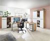 Büroschrank vito Clyde, Holzwerkstoff, Weiß, Holzfarben, 45 x 197 x 38 cm Bild 5