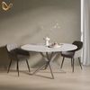 Livinity® Esstisch Firenze, Weiß/Grau, 120x120 cm ausziehbar (1-St) Bild 2