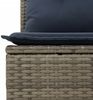 vidaXL 10-tlg. Garten-Sofagarnitur mit Kissen Grau Poly Rattan 3219441 Bild 3