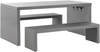 Essgruppe für 4 Personen TARANTO Beton 180x90x78 cm Grau Bild 1