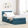 vidaXL Ottoman-Bett mit Matratze Dunkelblau 80x200 cm Samt 3311883 Bild 3