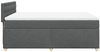 vidaXL Boxspringbett mit Matratze Dunkelgrau 140x200 cm Stoff 3286718 Bild 5