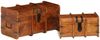 vidaXL 2-tlg. Schatztruhen Set Massivholz mit Honigfarbenem Finish 245656 Bild 5