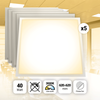 5x LED Panel 62x62 Warmweiß 3000K 40W 3400lm Slim Design Alu PLe2.2 Bild 2