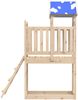 vidaXL Spielturm Braun 52,5 x 110,5 x 215 cm Massives Kiefernholz 3417178 Bild 4