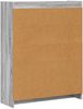 vidaXL Bücherregal Grau Sonoma 87,5 x 30 x 111 cm Holzwerkstoff 8011296 Bild 5
