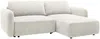 Vente-unique - PLUFATI Sofa Stoff Weiß - B 165 cm x H 83 cm x L 230 cm Bild 2