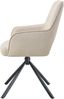 Stuhl (B/H/T): 57 x 91 x 64 cm in Creme Bild 5